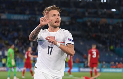 Ciro Immobile přidal druhý gól Itálie