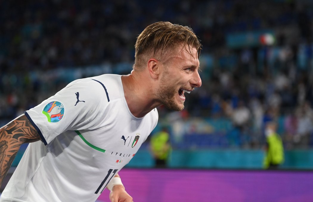 Ciro Immobile přidal druhý gól Itálie