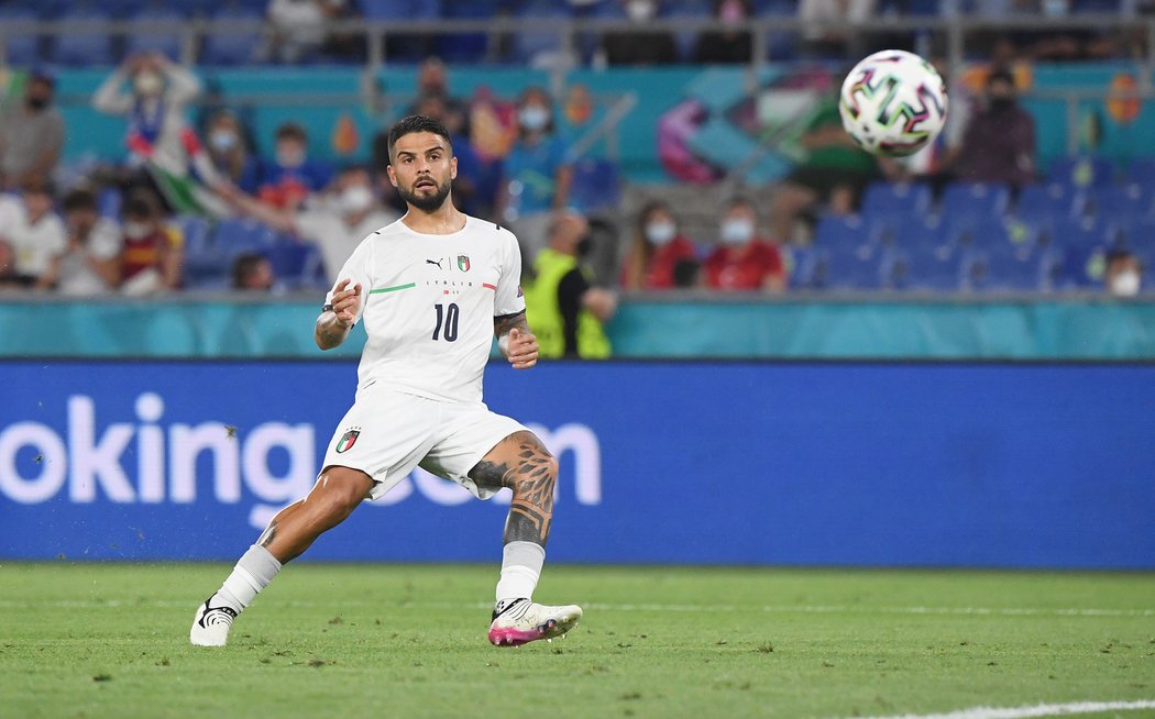 Lorenzo Insigne krásně trefil třetí gól Itálie