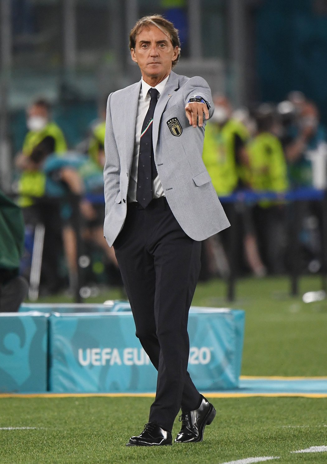 Italský trenér Roberto Mancini