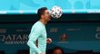 Cristiano Ronaldo na portugalském tréninku před EURO 2021