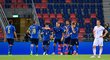 Italští fotbalisté oslavují čtvrtý gól v české síti v přípravném utkání před EURO