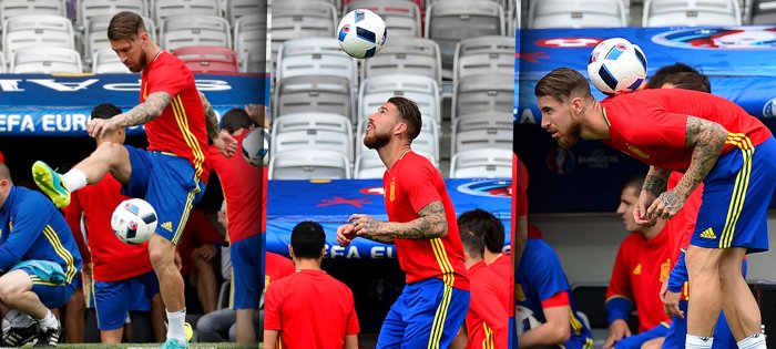 Sergio Ramos si s míčem vážně rozumí