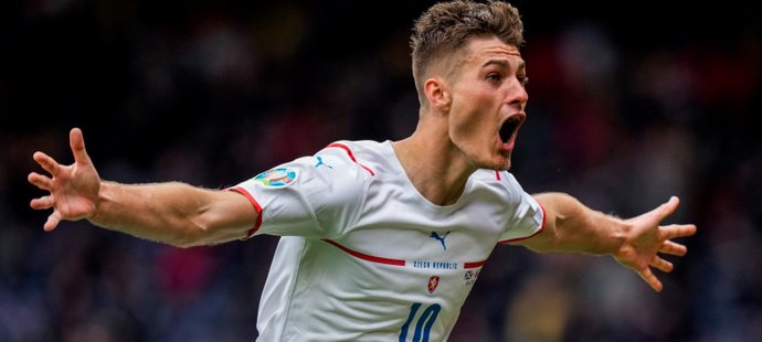 Dočká se český útočník Patrik Schick na EURO v utkání s Chorvatskem další gólové radosti?