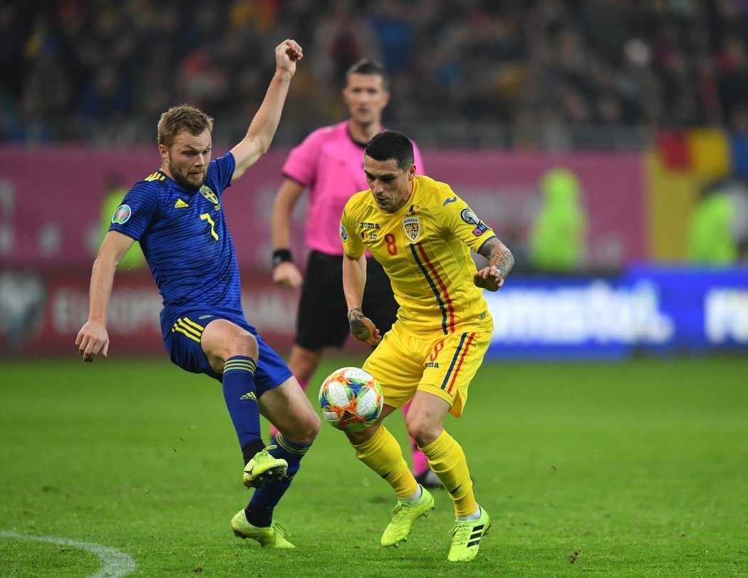 Nicolae Stanciu s rumunskou reprezentací na mistrovství Evropy 2020 zatím nepostoupil, šanci má ještě v play off Ligy národů