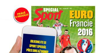 Speciální magazín k fotbalovému EURO 2016 právě v prodeji i přes SMS