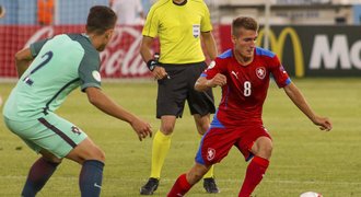 EURO U19: Česko - Portugalsko 1:2. Čechům v závěru neuznali gól