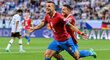 Václav Sejk slaví gól proti Německu na EURO do 21 let