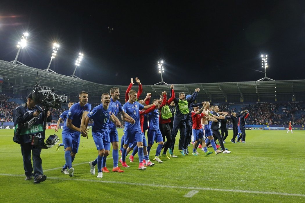 Slováci měli z výhry nad Polskem velkou radost