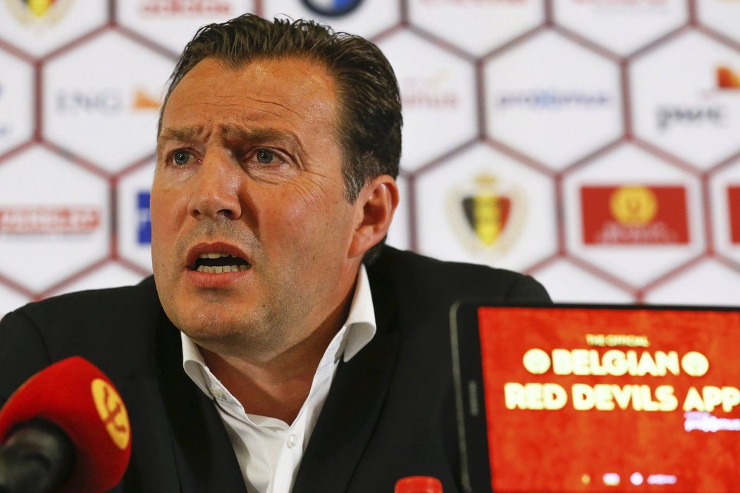 Marc Wilmots, trenér belgické reprezentace, oznámil nominaci