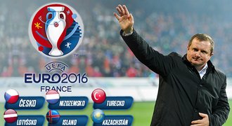 Těžká skupina pro Česko: o EURO 2016 hraje s Nizozemci a Turky