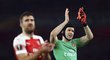 Za Arsenal odchytal čtvrteční utkání v Evropské lize Petr Čech