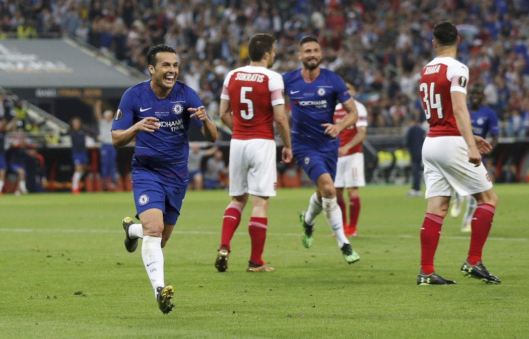 Pedro vstřelil jeden z gólů Chelsea