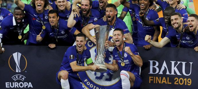 Chelsea slaví vítězství v Evropské lize