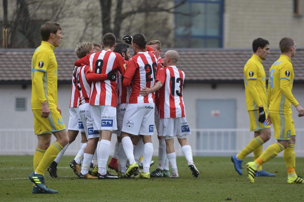 Speciální příprava Astany na Slavii. V Praze porazila Žižkov, pomáhal jí Beránek