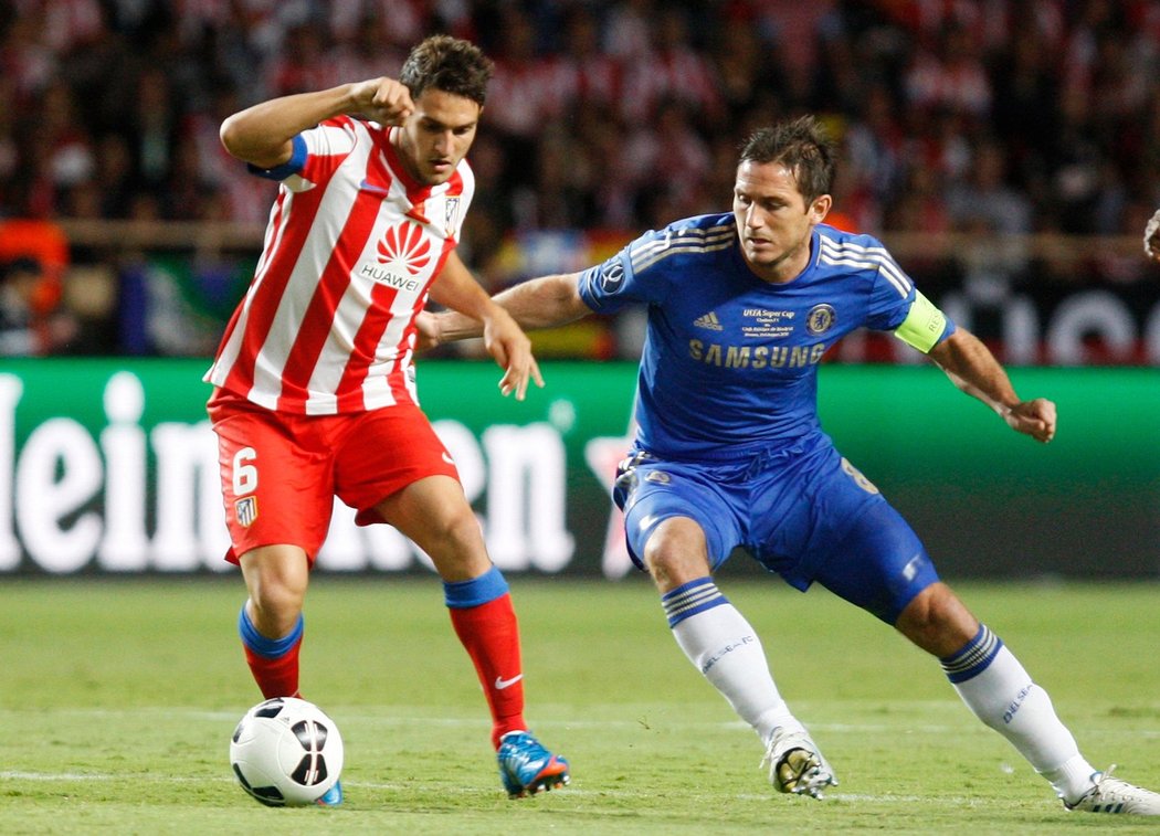 V dresu Chelsea se během evropského Superpoháru proti Atléticu Madrid neprosadil ani kapitán Frank Lampard
