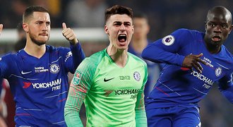 Trucující brankář, mistři světa i možná posila Realu. Hvězdy Chelsea na Slavii