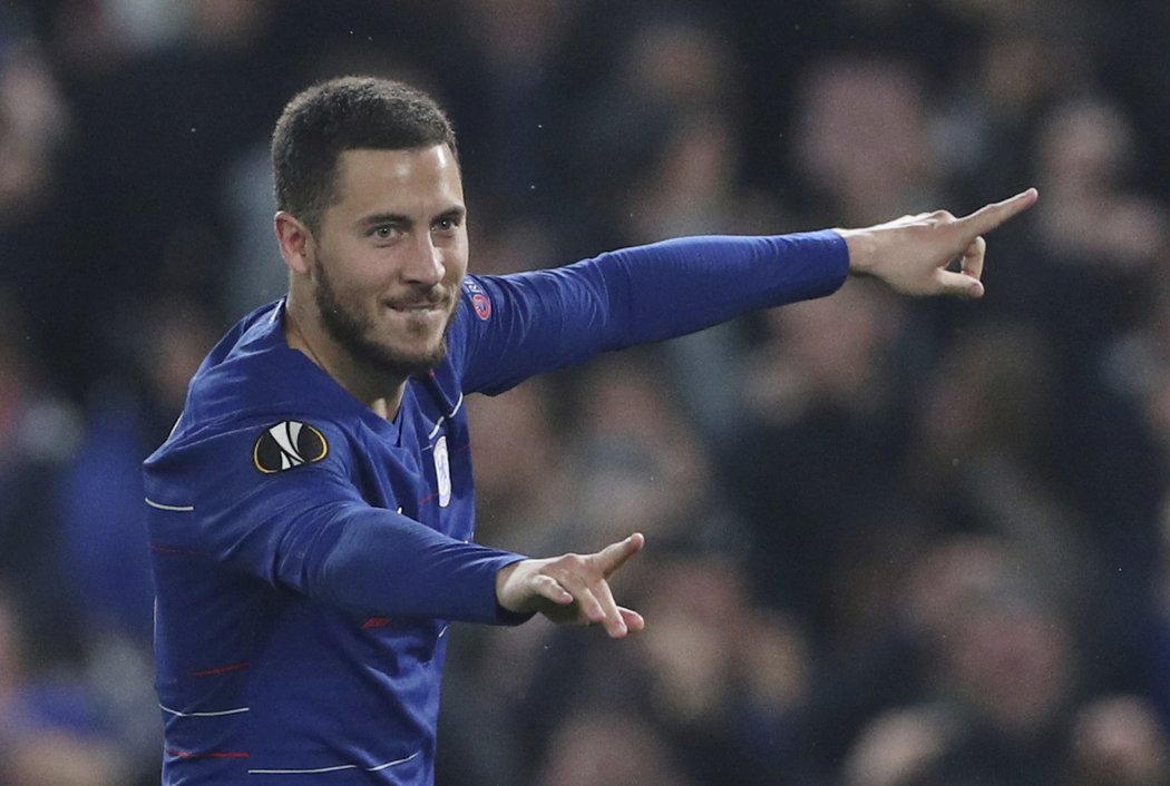 Eden Hazard proměnil rozhodující penaltu