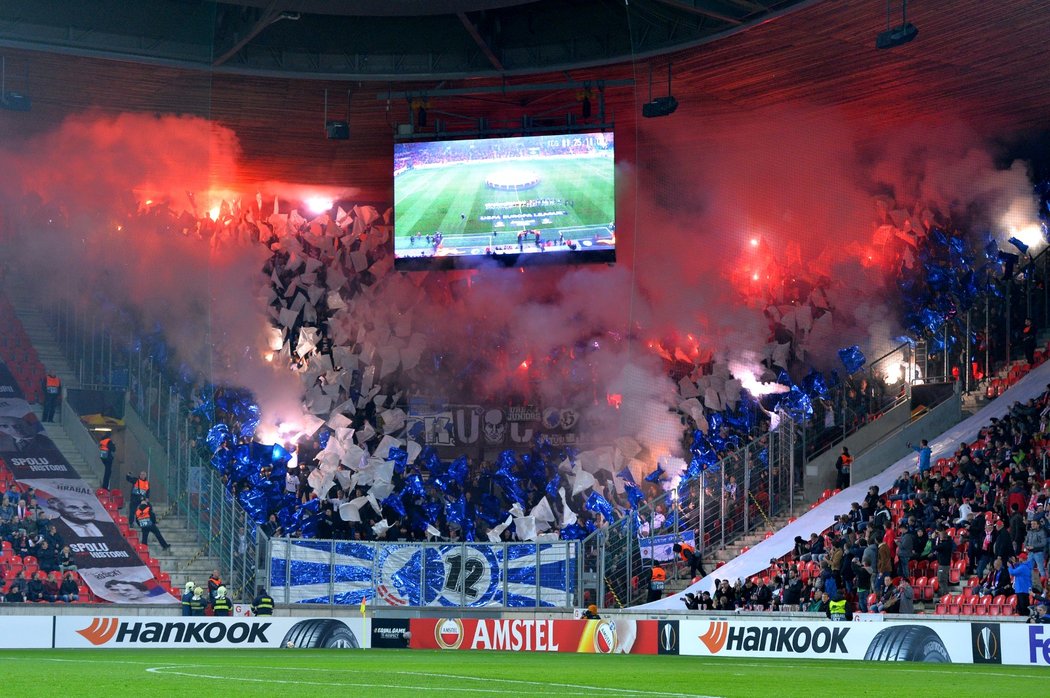 Fanoušci FC Kodaň se netajili s podporou svého klubu