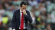 Zklamaný trenér Arsenalu Unai Emery prohrál se svými svěřenci ve finále Evropské ligy proti Chelsea
