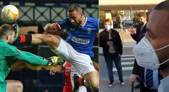 „Přivítání“ Rangers v Česku. Přijel jsi zranit dalšího brankáře, slyšel Roofe