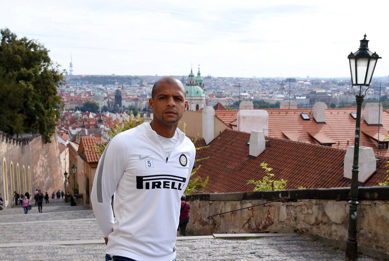 Felipe Melo se vyfotil u Pražského hradu