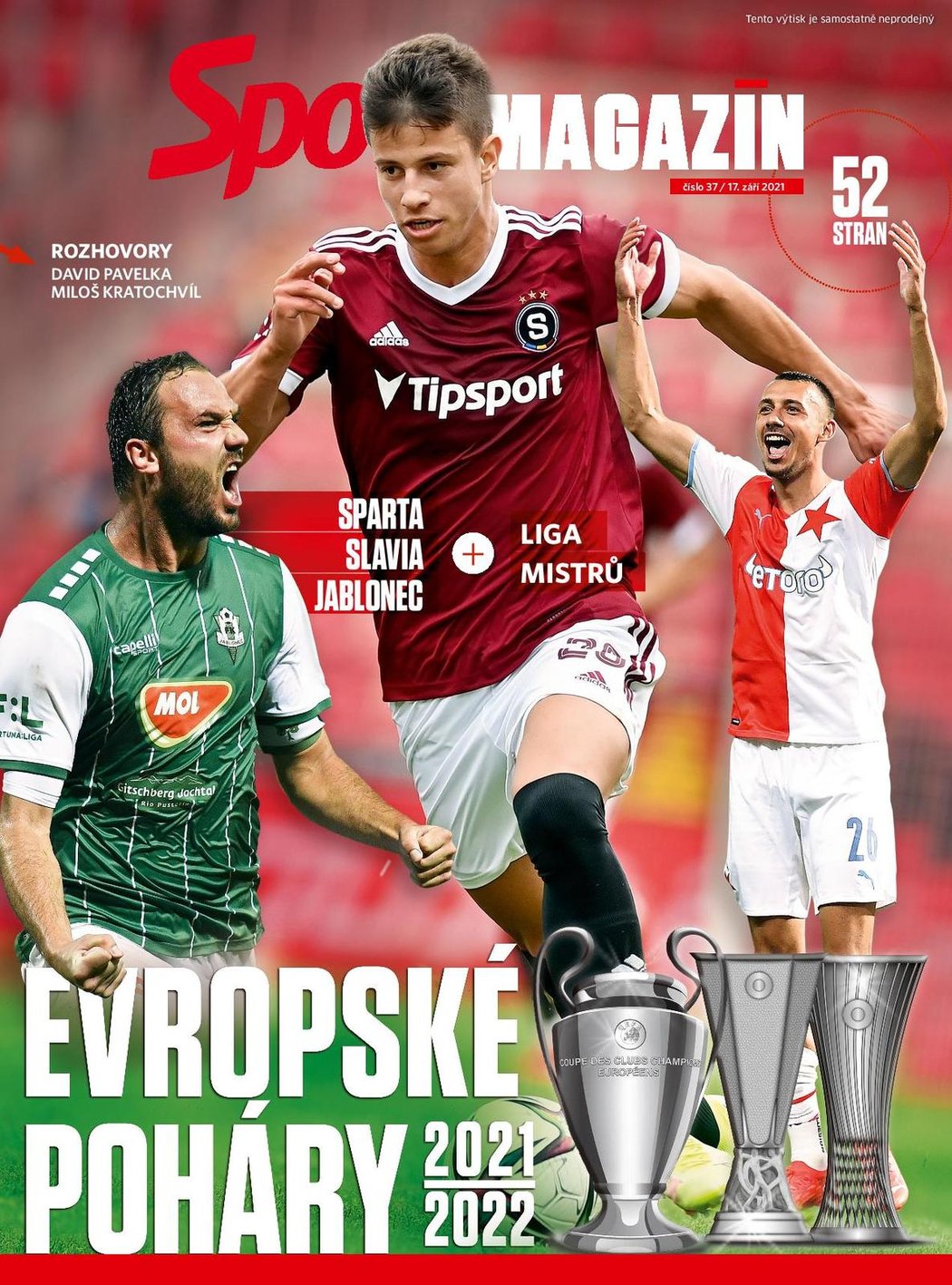 Nový Sport Magazín k českému zastoupení v evropských pohárech