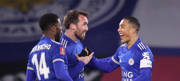 Christian Fuchs (uprostřed) promluvil pro Sport o Leicesteru i Slavii