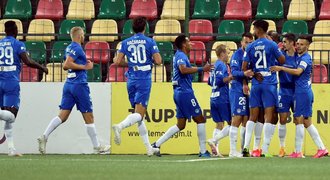 Riteriai - Liberec 1:5. Slovan slaví v EL postup, narazí na FCSB