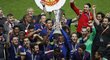 Fotbalisté Manchesteru United slaví triumf v Evropské lize
