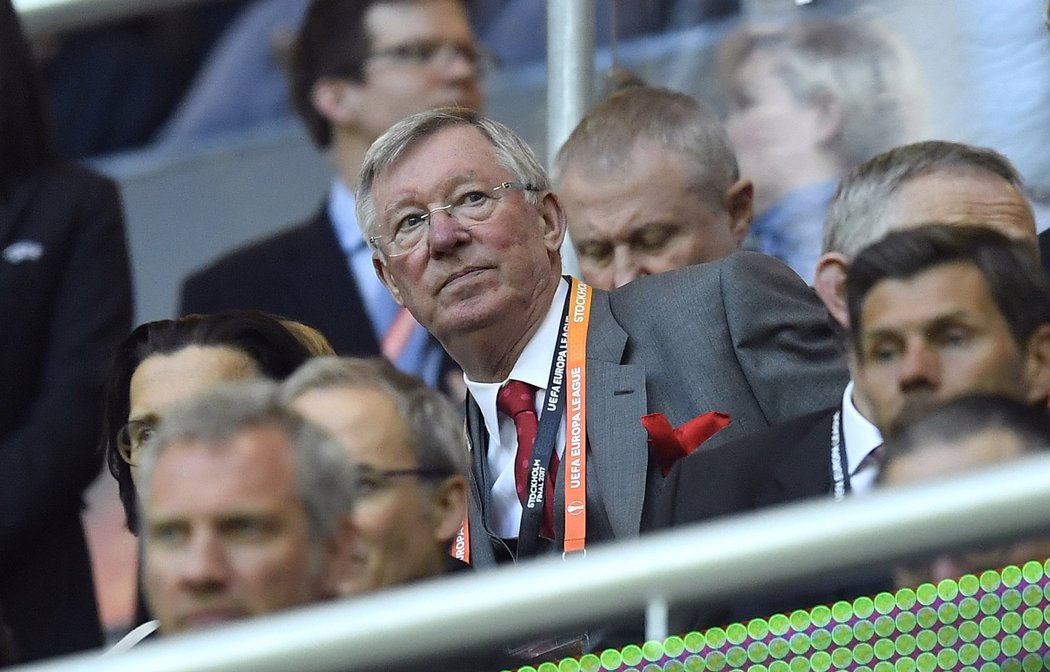 Na finále Evropské ligy se přišel podívat i Sir Alex Ferguson