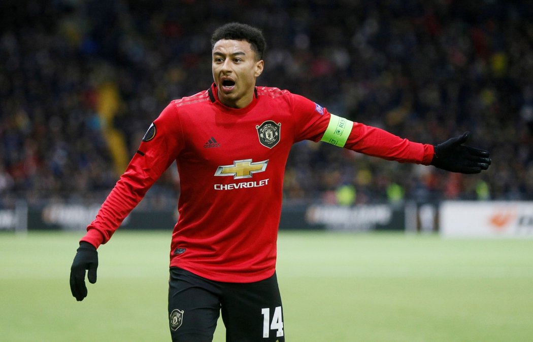 Kapitán mladičké sestavy United v zápase s Astanou Jesse Lingard