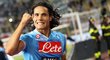 Edinson Cavani, kanonýr Neapole, patřil k elitním střelcům tohoto ročníku Evropské ligy