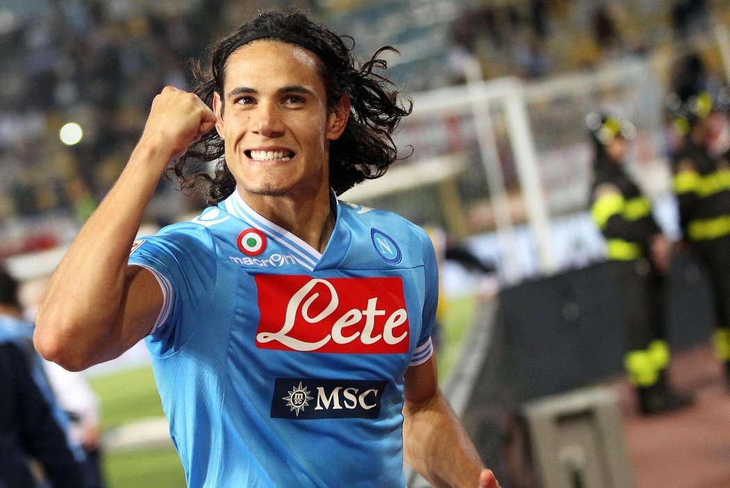 Edinson Cavani, kanonýr Neapole, patřil k elitním střelcům tohoto ročníku Evropské ligy