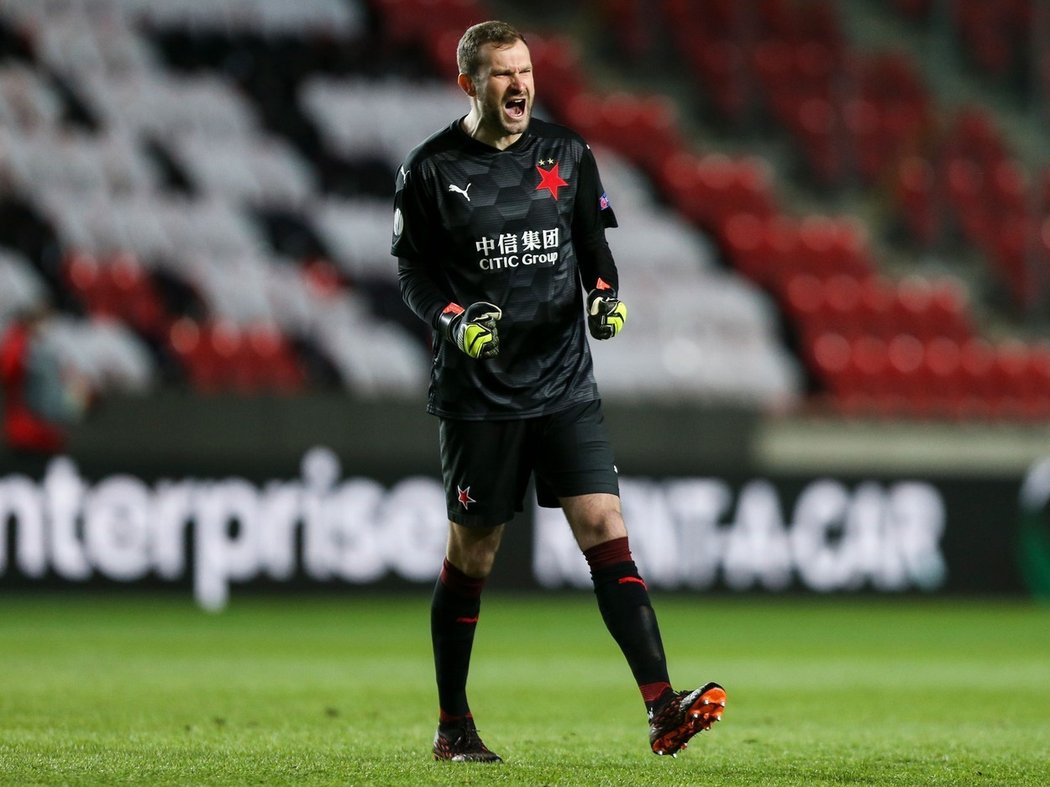 Ondřej Kolář má ve Slavii i po chybě proti Rangers neotřesitelnou pozici