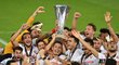 Oslavy Sevilly po šestém triumfu v Evropské lize