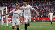 Wissam Ben Yedder (vlevo) vstřelil San Sebastianu hattrick (archivní foto)