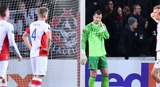 Slavia - Astana 0:1. Hrubka pohřbila postup, domácí v EL končí