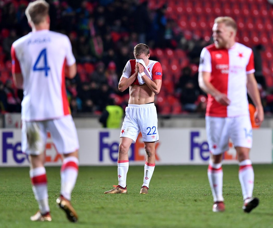 Tomáš Souček po porážce Slavie a konci v Evropské lize