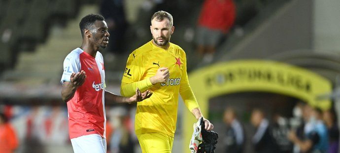 Fotbalisté Slavie v úvodním souboji play off Evropské ligy hráli s Legií Varšava 2:2