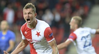 Slavia - Maccabi 1:0. V Edenu slaví první body, rozhodl Necid