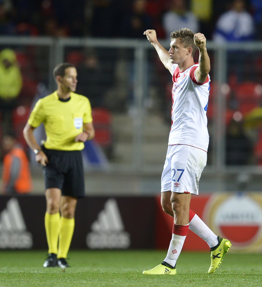 Tomáš Necid byl jediným střelcem zápasu proti Maccabi Tel Aviv