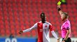 Devatenáctiletý Abdallah Sima poprvé nastoupil v základní sestavě Slavie