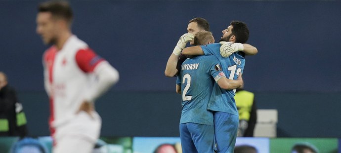 Fotbalisté Slavie mohli litovat neproměněných šancí. Zenit Petrohrad vytěžil tři body ze dvou střel na bránu.