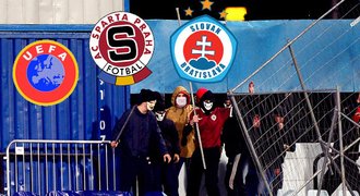 Vina za hrůzu na tribunách? Největší pro UEFA, podíl má Slovan i Sparta