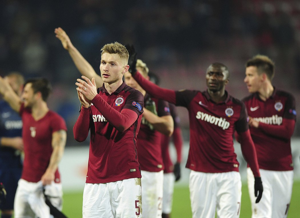 Sparťanská radost. Letenští vyhráli v Evropské lize nad Krasnodarem 1:0.