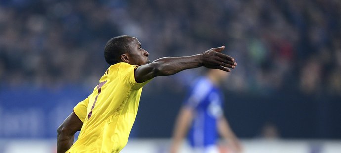 Kehinde Fatai se raduje z vyrovnávacího gólu Sparty proti Schalke