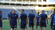 Fotbalisté Slovácka si zatrénovali na velkém stadionu Fenerbahce