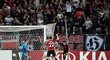 Matej Oravec střílí první gól v zápase Trnavy s Anderlechtem