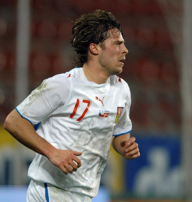 Radek Šírl v dresu národního týmu Radek Šírl v dresu národního týmu